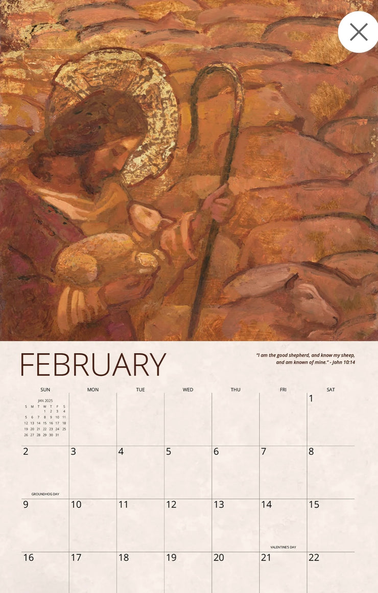 J. Kirk Richards 2025 Fine Art "Redeemer" Calendar